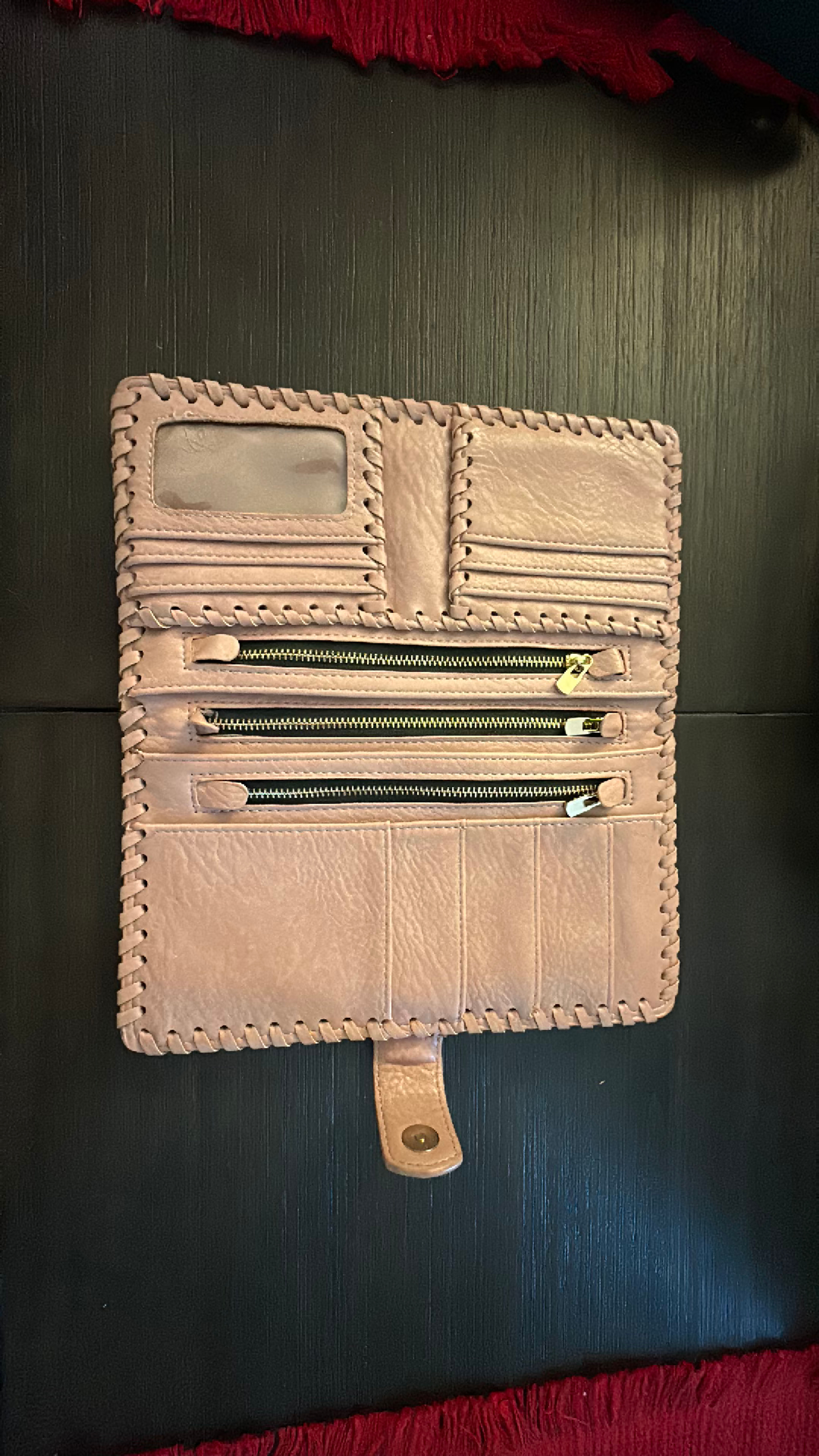 Cleobella Mexicana Clutch Rose Gold - Image 2