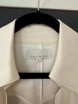 Fleur du Mal White Trench Coat Sz M - Image 3