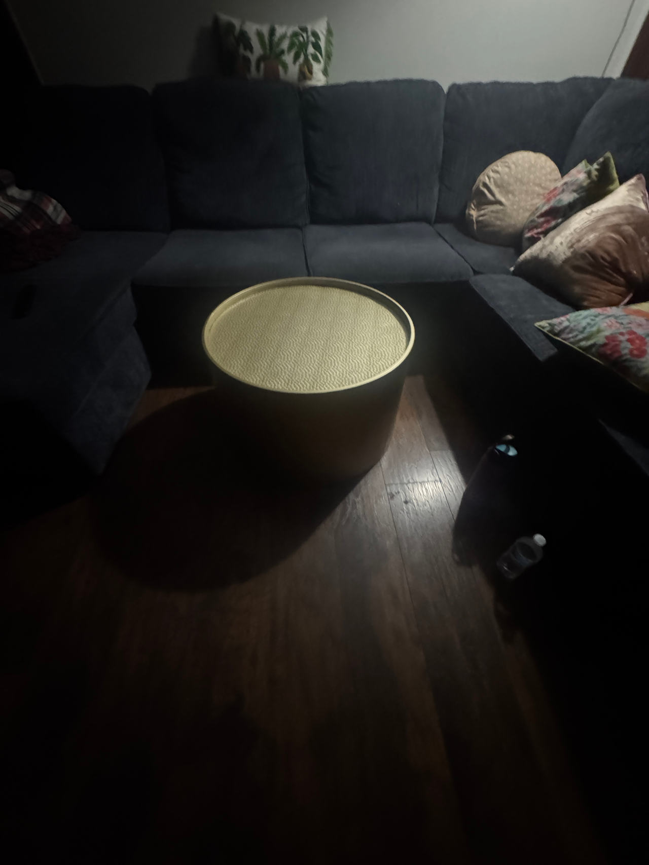 Round Woven Coffee Table