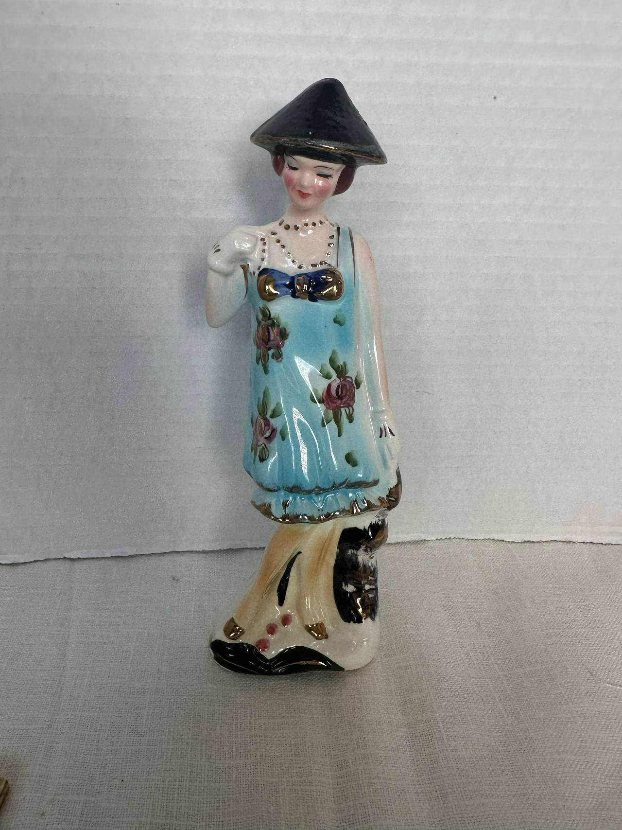 Vintage Kress & Company Flapper Girl Figurine 