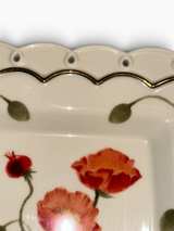 Lenox Poppies on Pink Rectangular Serving Tray - Image 7