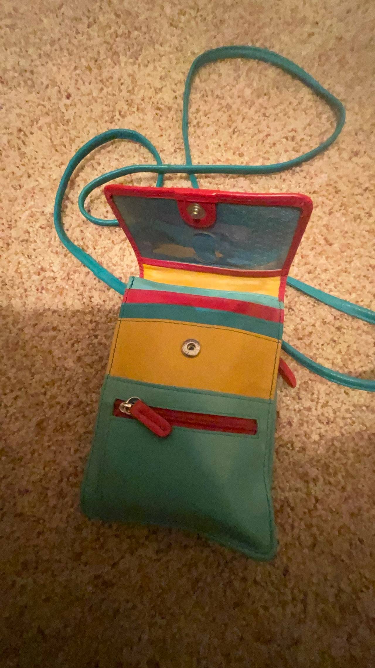 Visconti Rainbow Collection Leather RFID Card Holder