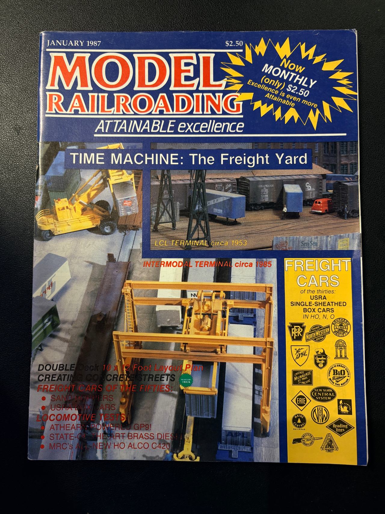 Model Railroading Magazine January 1987 Issue