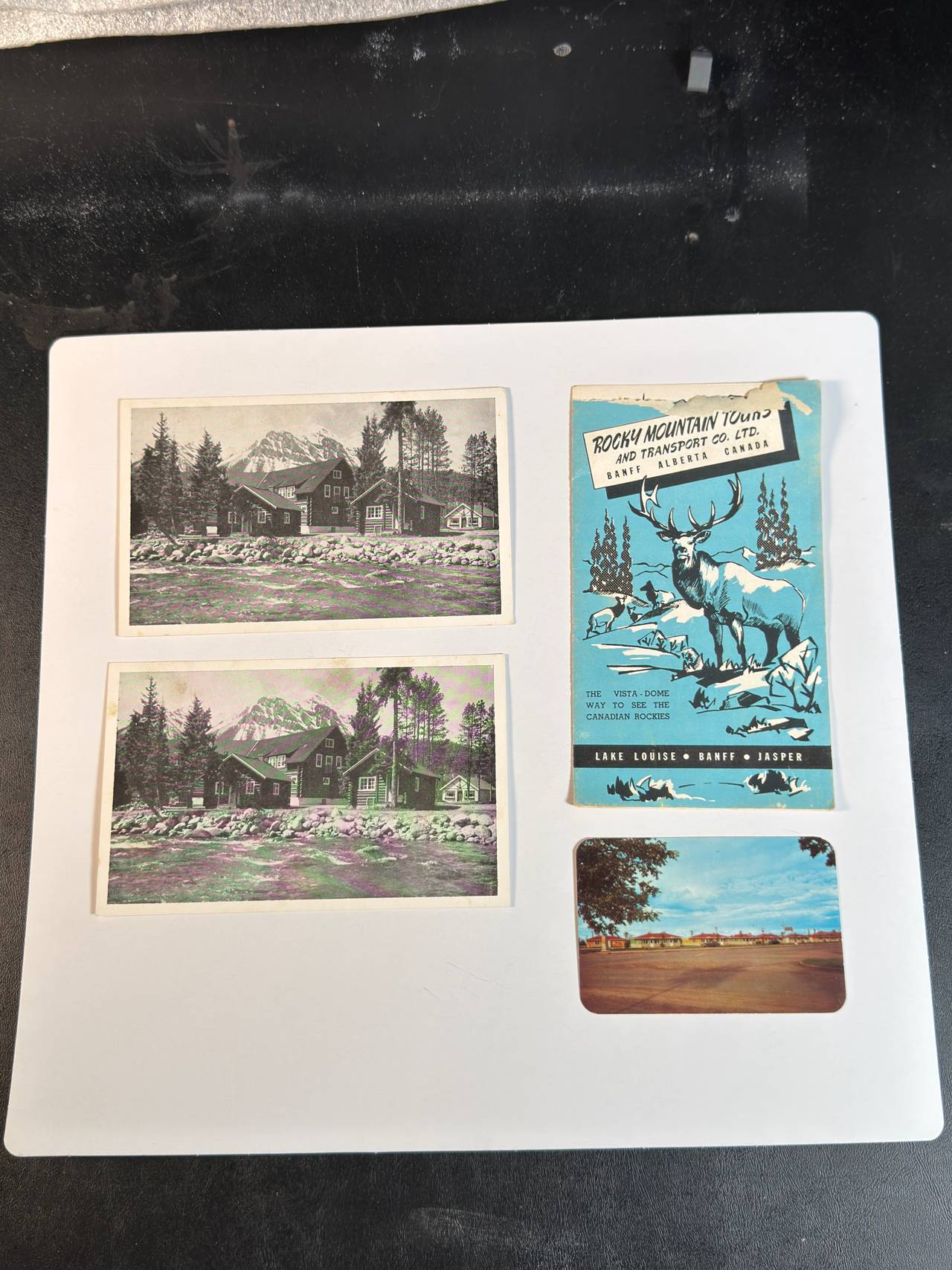 Vintage Rocky Mountain Tours Brochure and Postcard Set