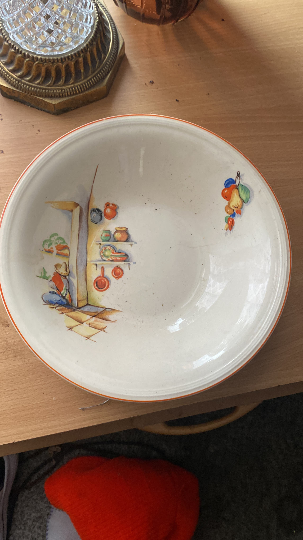 Metlox Poppytrail Provincial Bowl