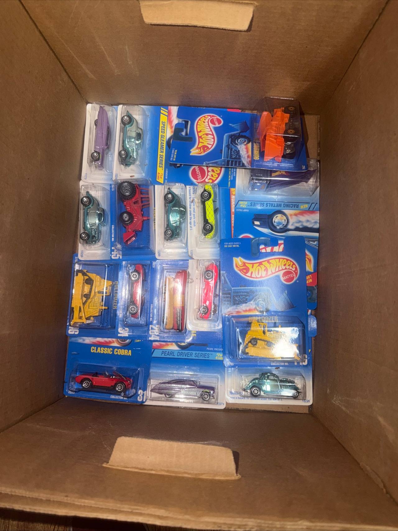 Hot Wheels Blue Card Die-Cast Car Lot