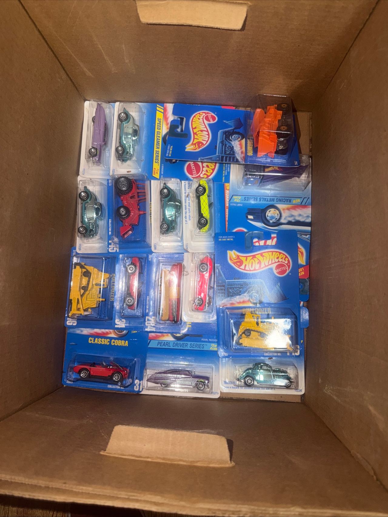 Hot Wheels Blue Card Die-Cast Car Lot