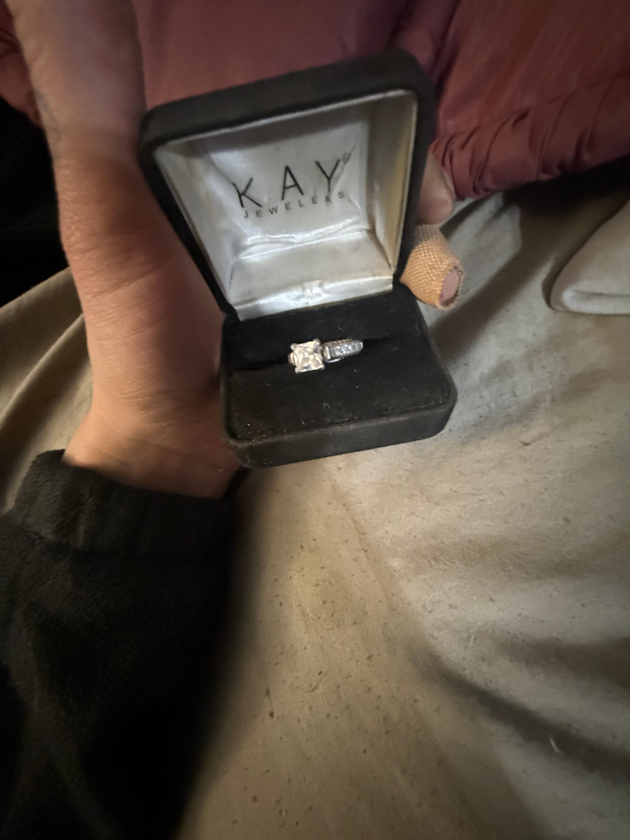 Kay Jewelers Princess Cut Diamond Engagement Ring