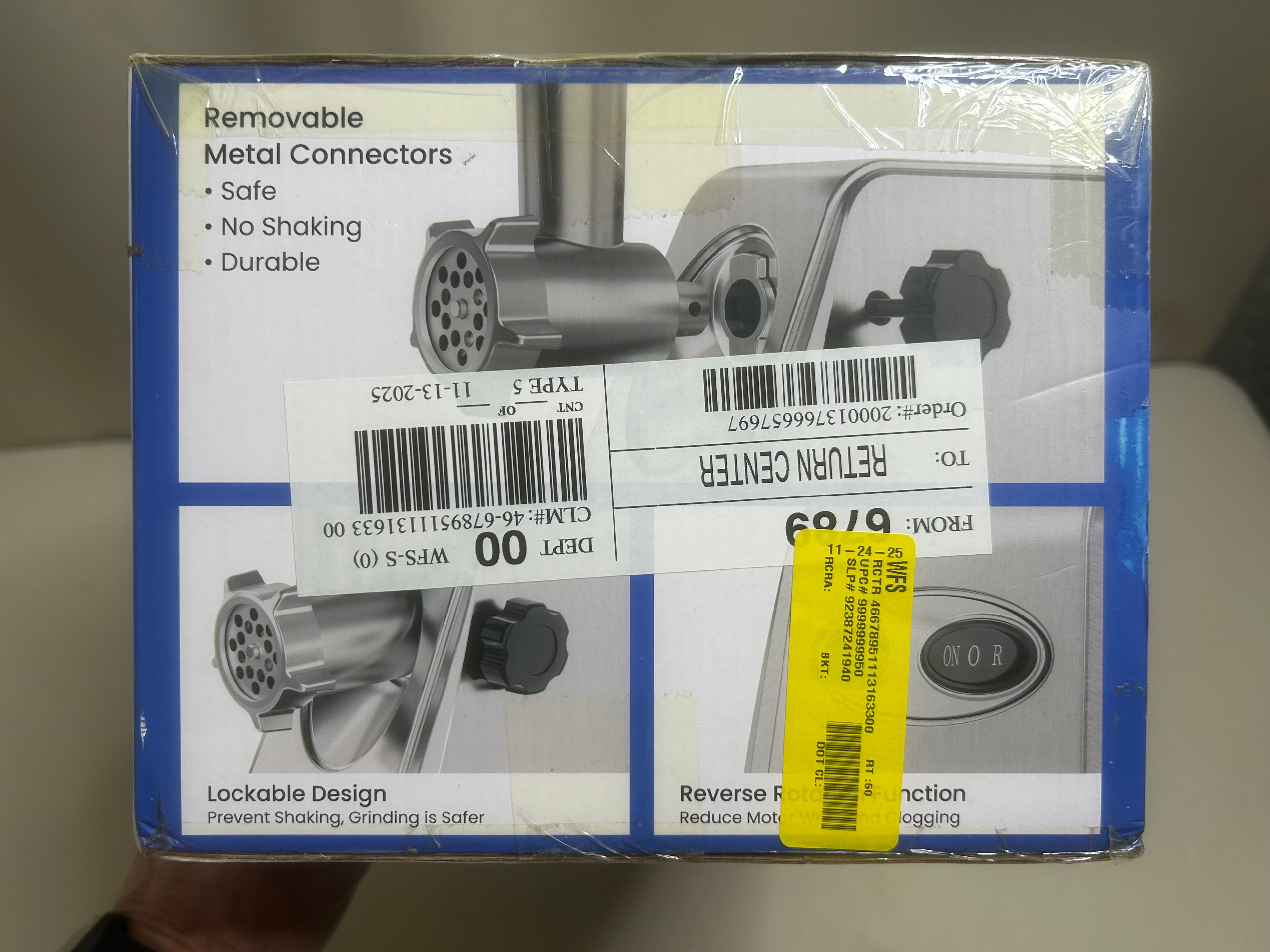 Airmsen 3-in-1 Meat Grinder MGT-612 - Image 2