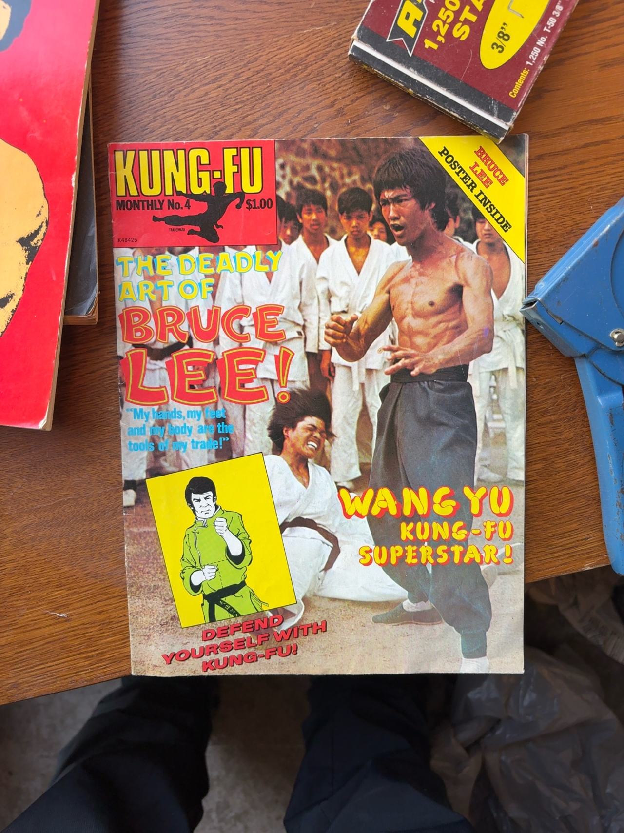 Kung-Fu Monthly Poster Magazine (The Deadly Art of Bruce Lee)