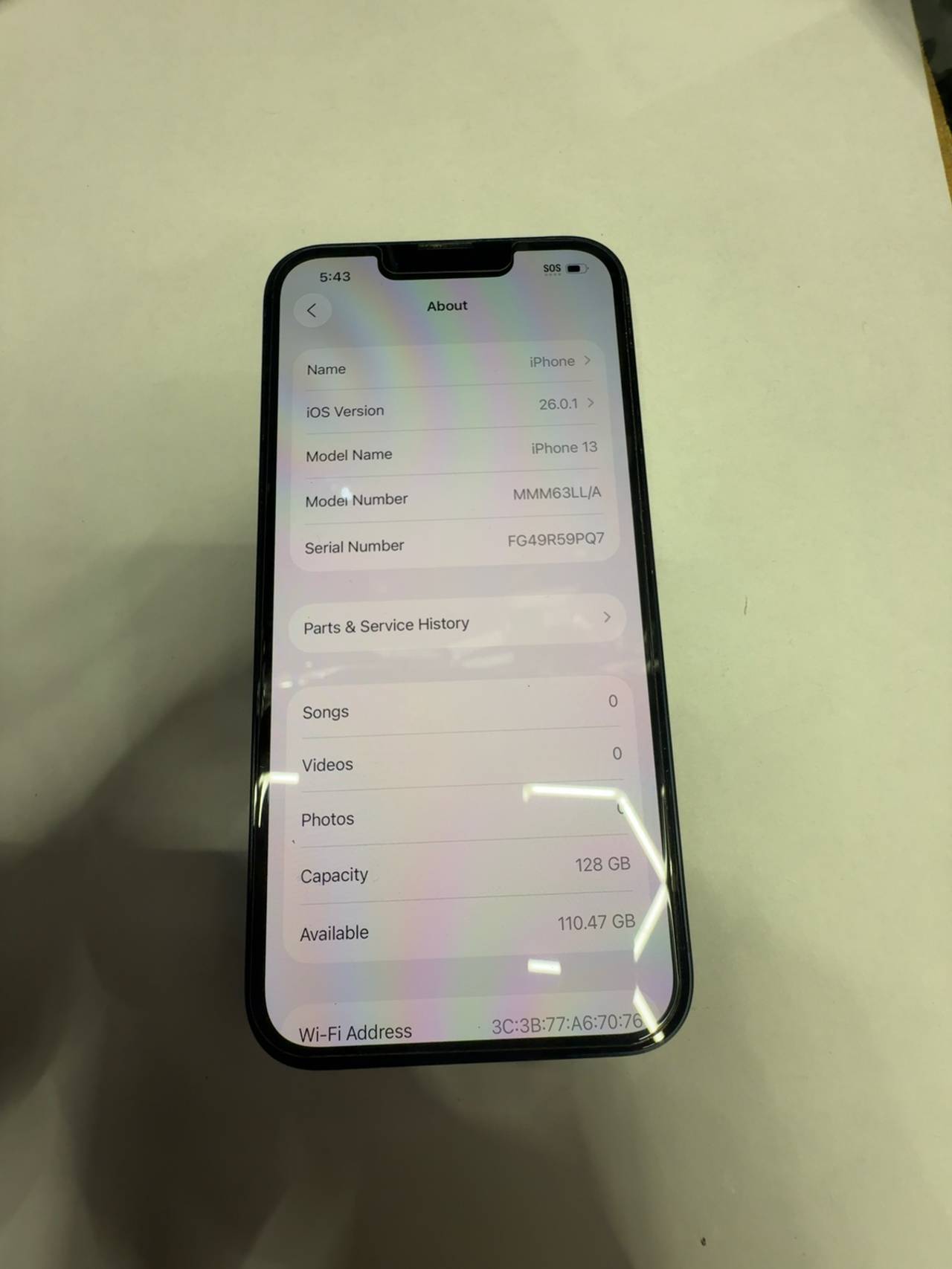 Apple iPhone 13 metro only 128g