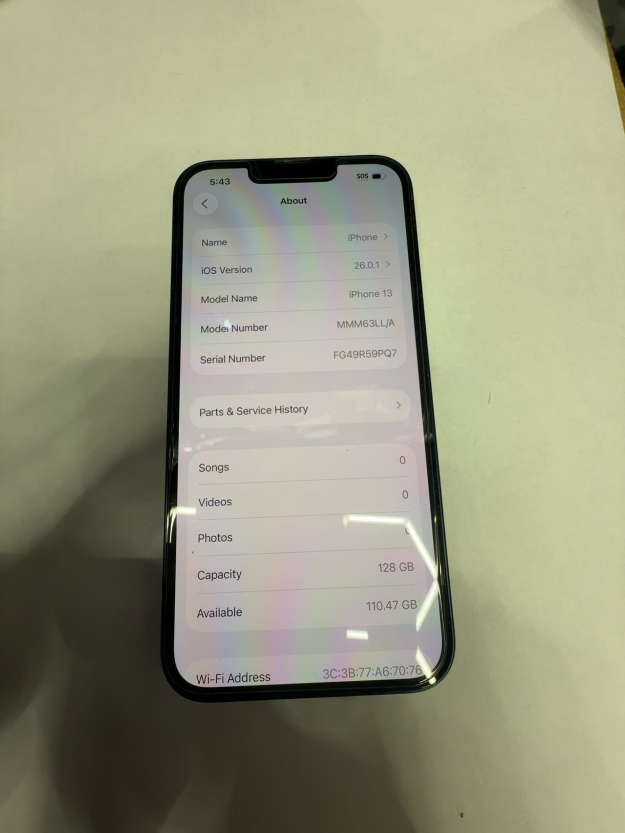 Apple iPhone 13 metro only 128g