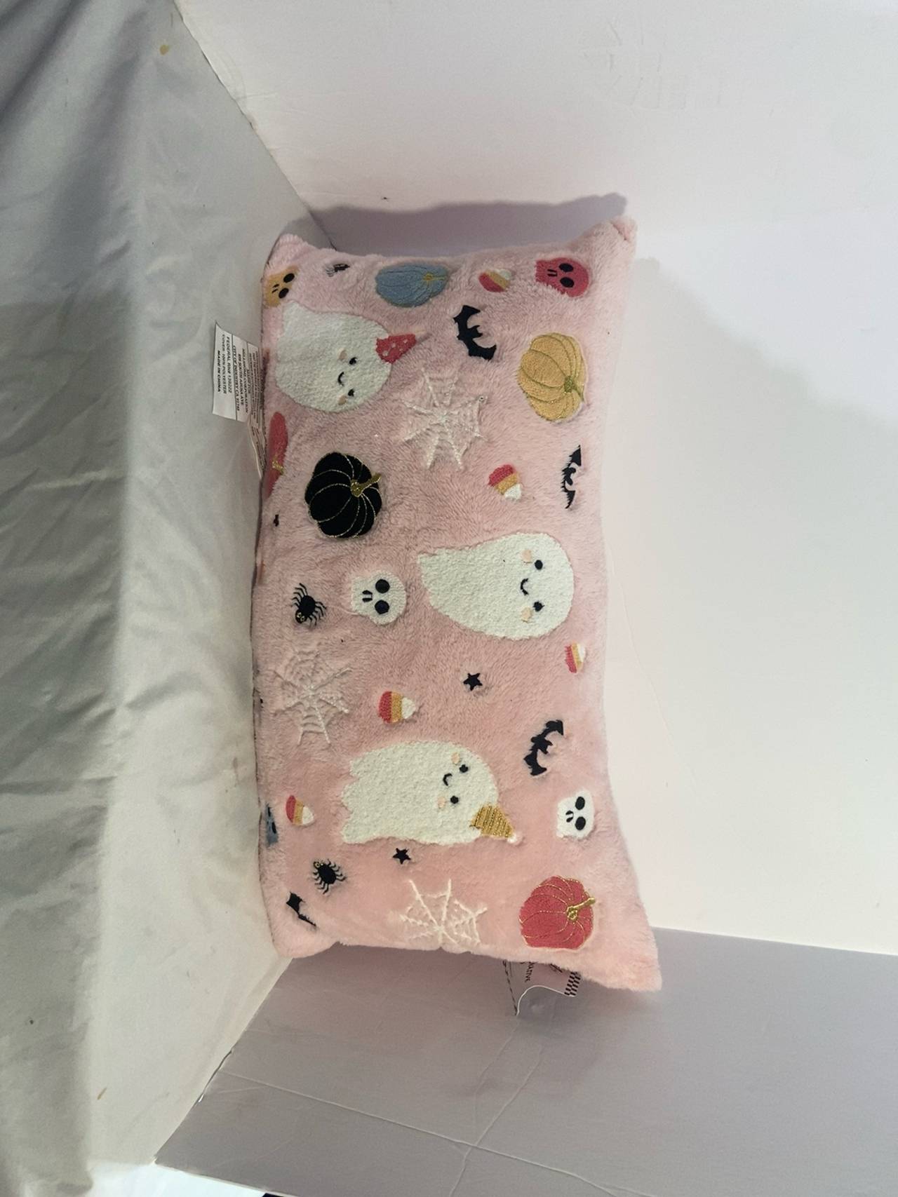 Millyhome Pink Halloween Ghost Pillow