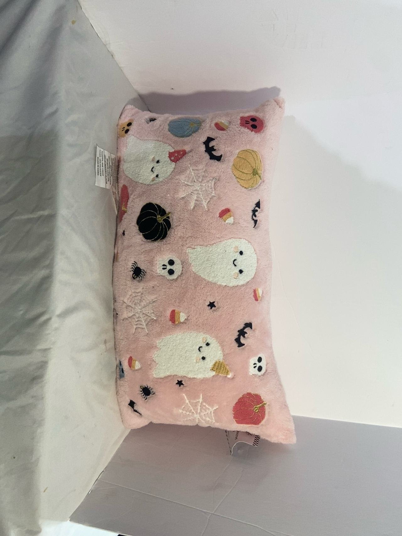 Millyhome Pink Halloween Ghost Pillow