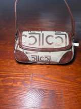 Liz Claiborne Monogram Canvas Shoulder Bag - Image 6