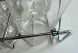 Vintage Libbey Silver Rim Highball Glass Set with Caddy - Image 4