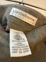 Gray Wool Blend Pencil Skirt with Pockets Liz Claiborne - Image 2