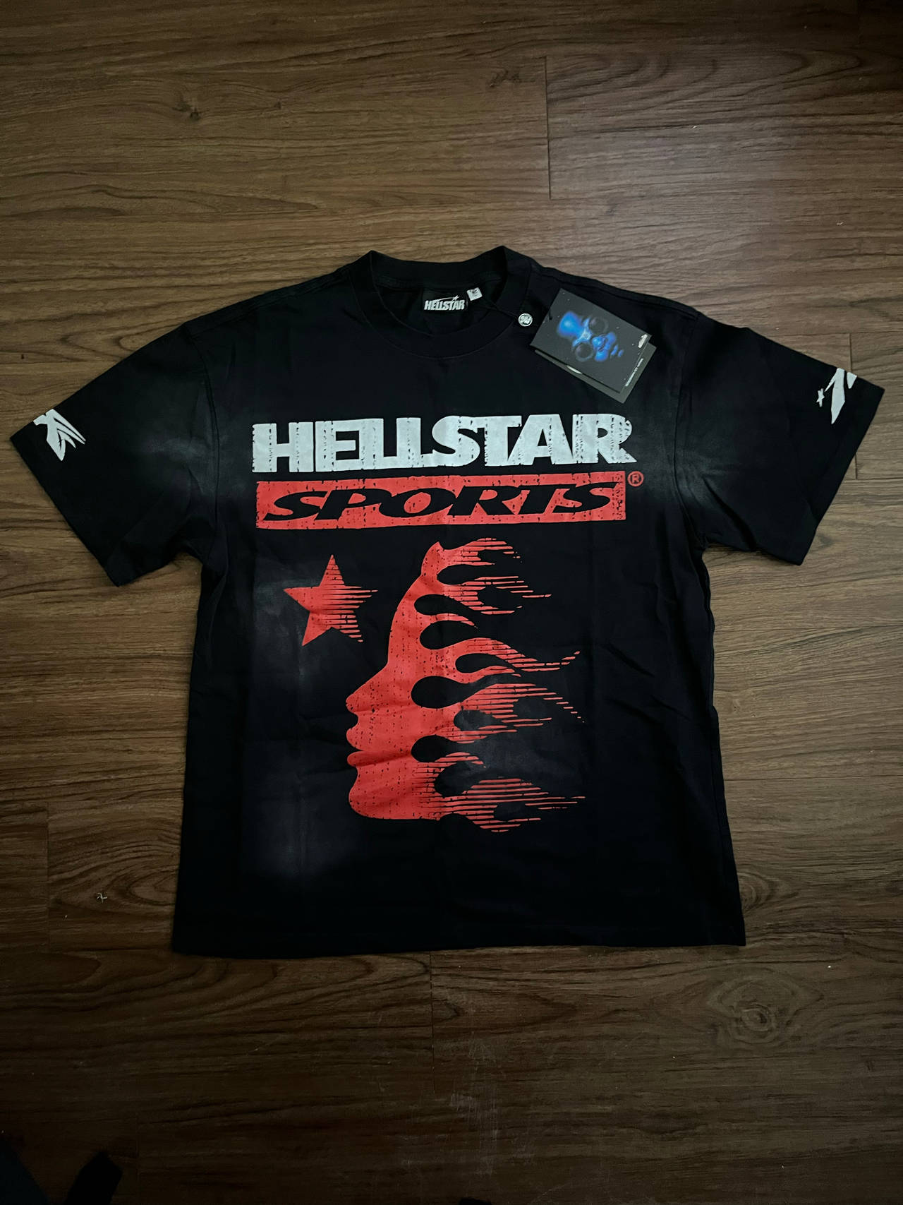 Hellstar Sports Flame Face T-Shirt