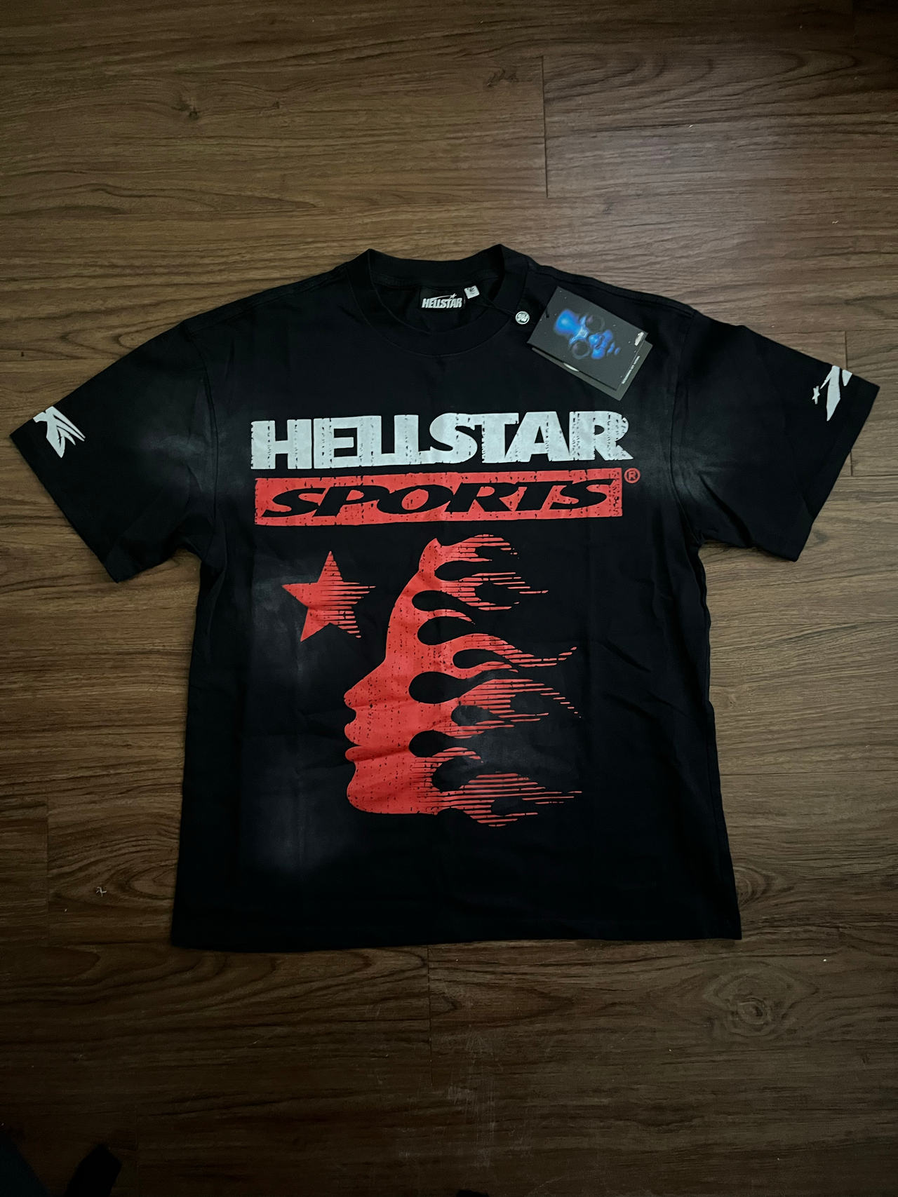 Hellstar Sports Flame Face T-Shirt