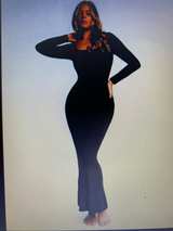 POPILUSH SHAPE WEAR Long Sleeve Maxi Dress - Image 7