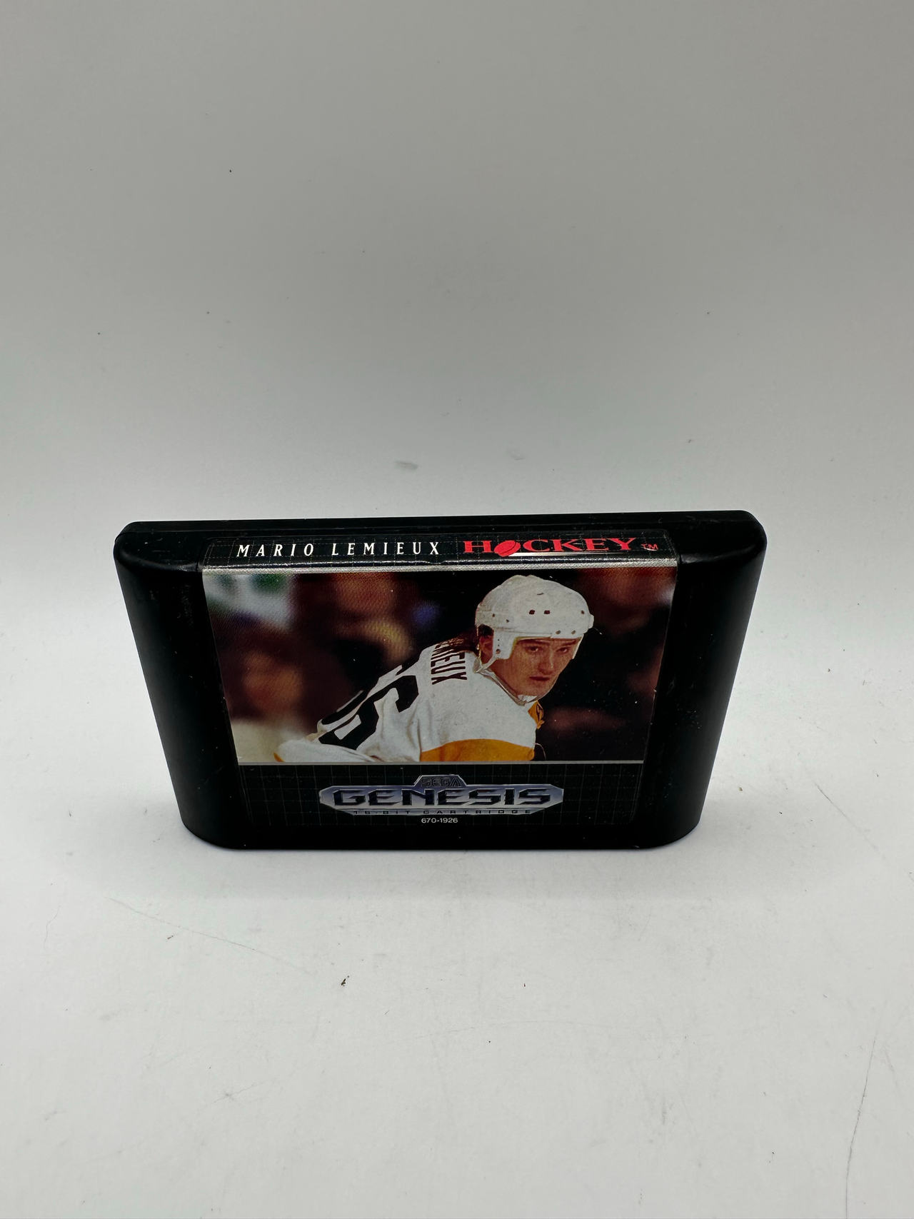 Mario Lemieux Hockey - Sega Genesis - TESTED - Working