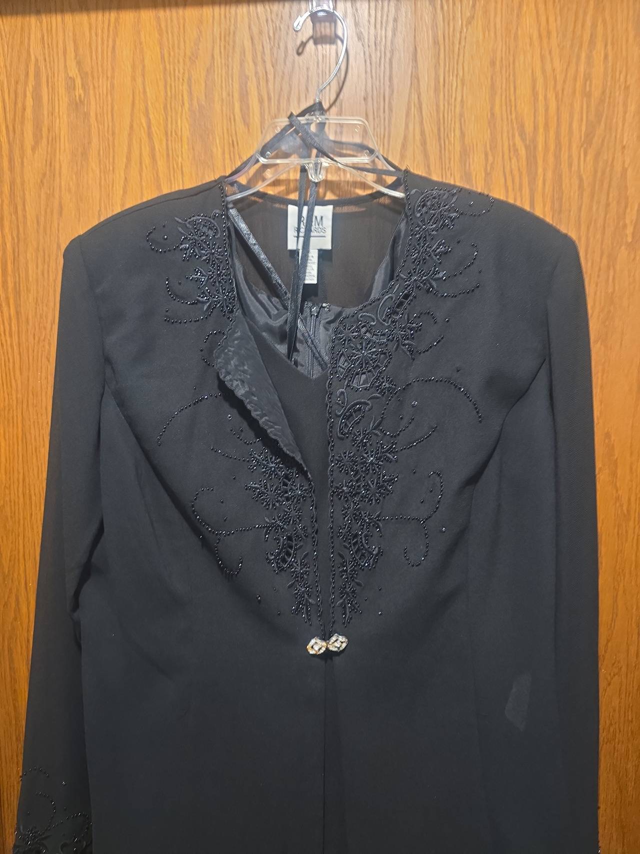 Le Bos Beaded Evening Skirt Suit