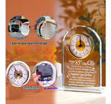 Happy 85th Birthday Quartz Clock Plaque Gifts for Women Men, 85 Years Old Birthd - Image 2