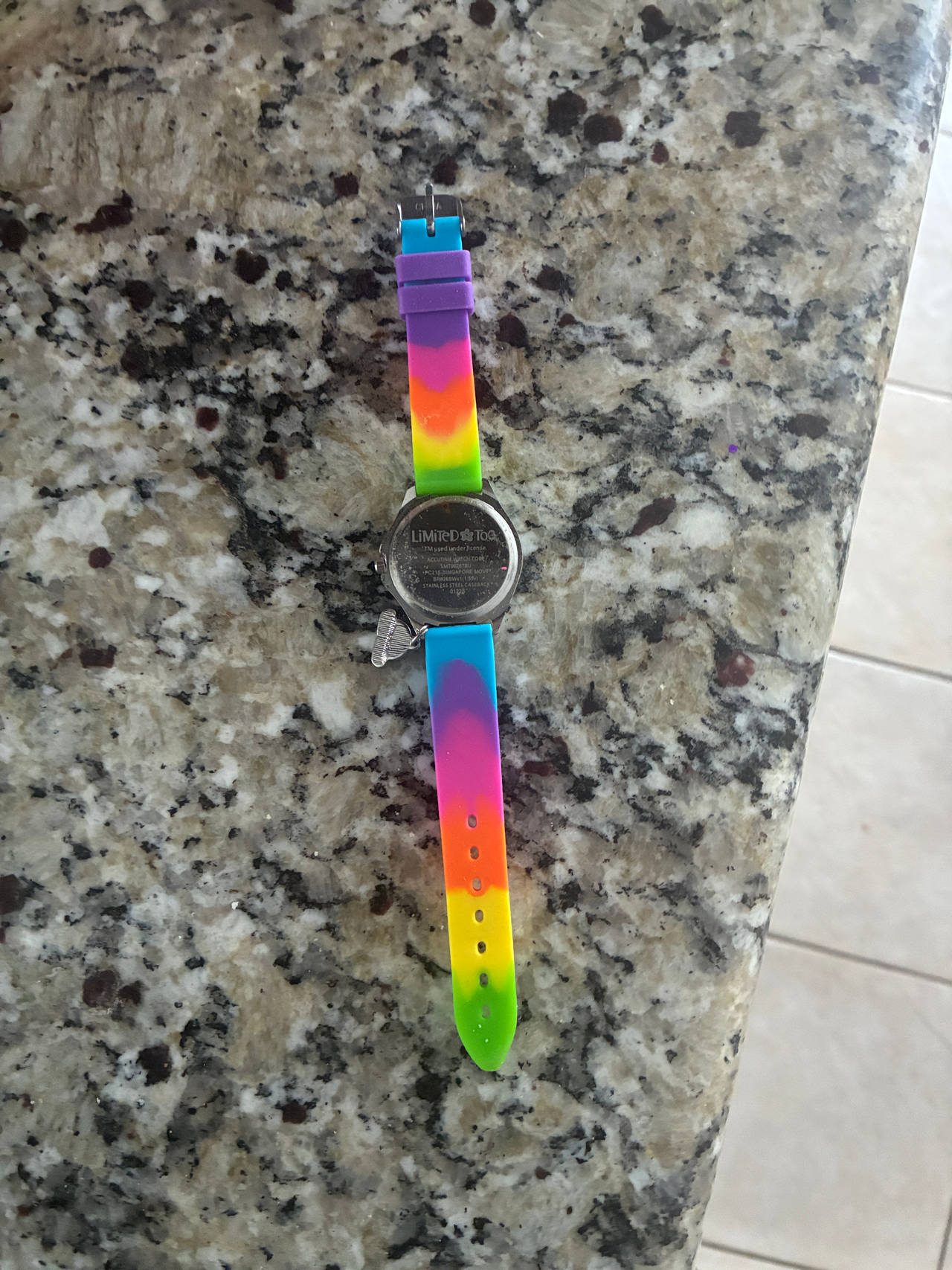 Limited Too Rainbow Silicone Watch