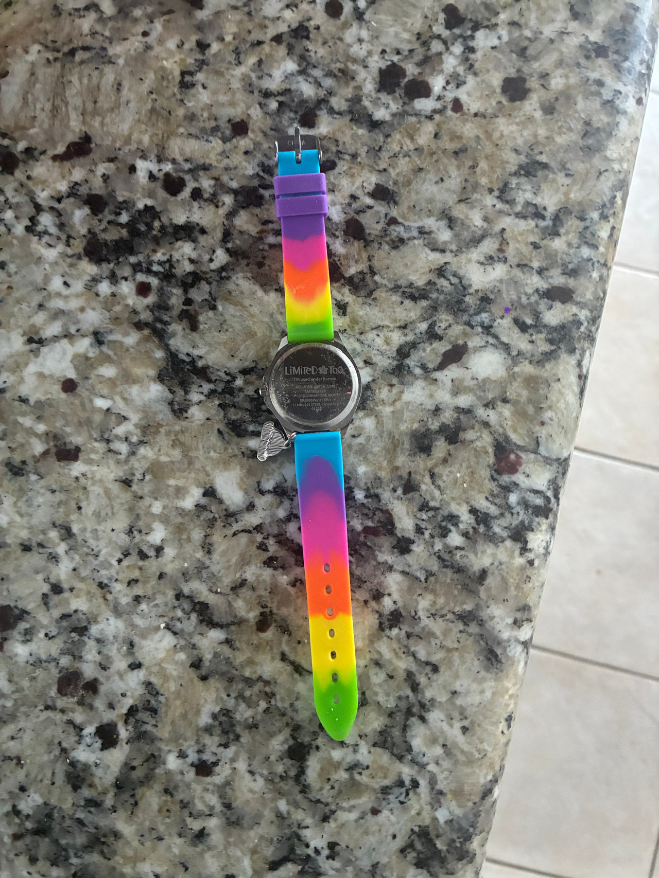 Limited Too Rainbow Silicone Watch