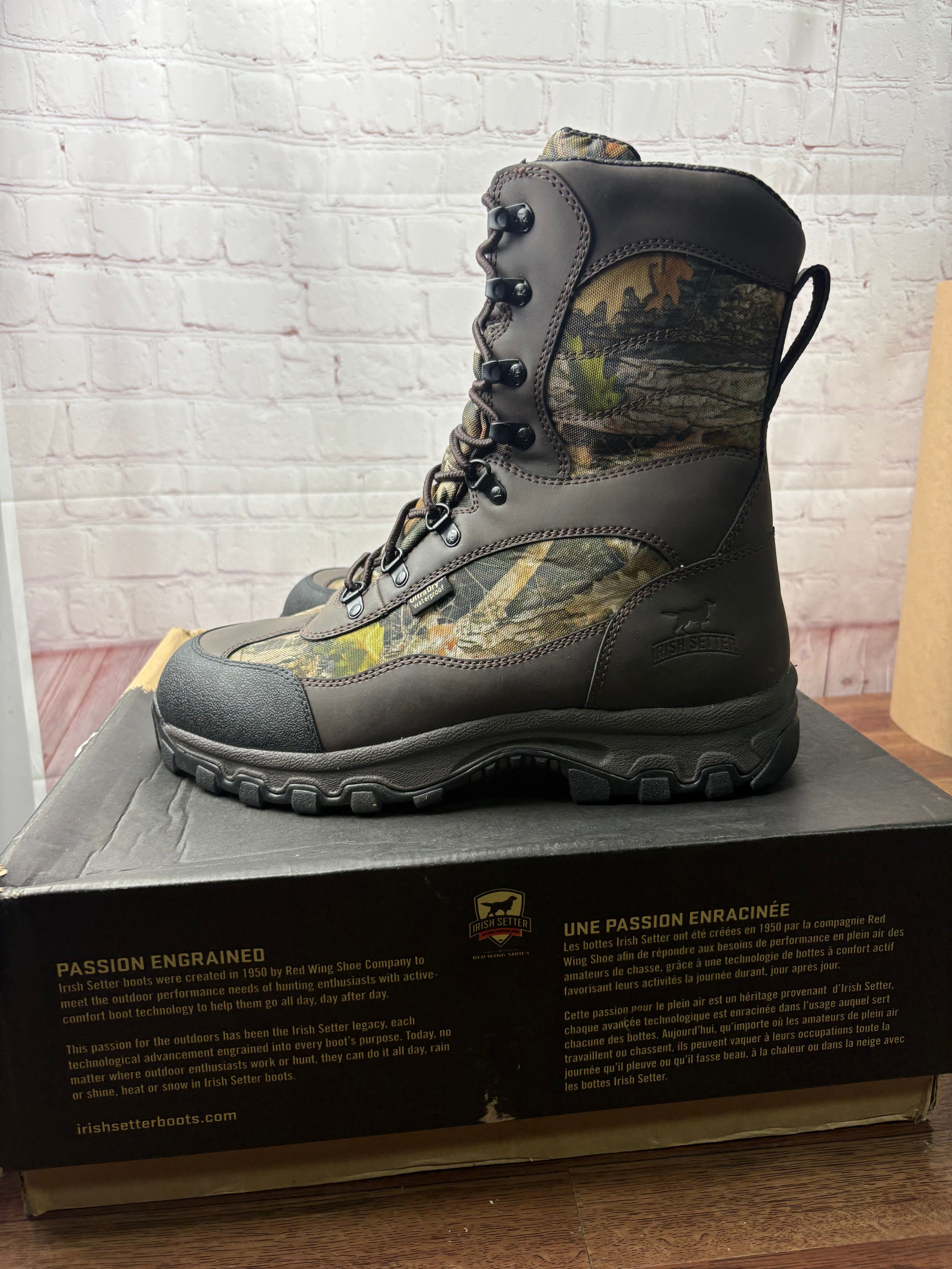 Red Wing Irish Setter Hunting Crosshair Boots Insulated Model 1868 sz 11 E2 - Image 5