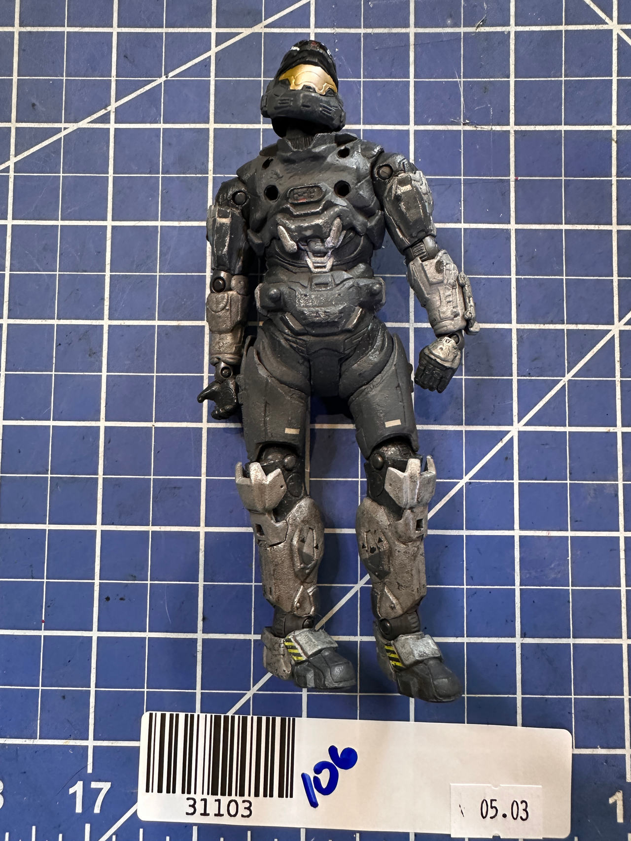 McFarlane Toys HALO  Reach Noble Six Action Figure. 106