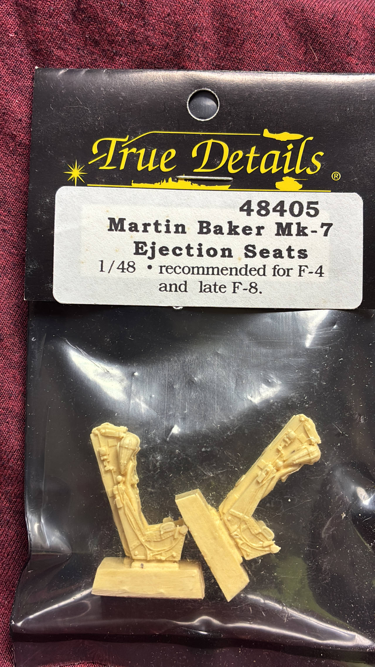 True Details 48405 Martin Baker Mk-7 Ejection Seats 1/48