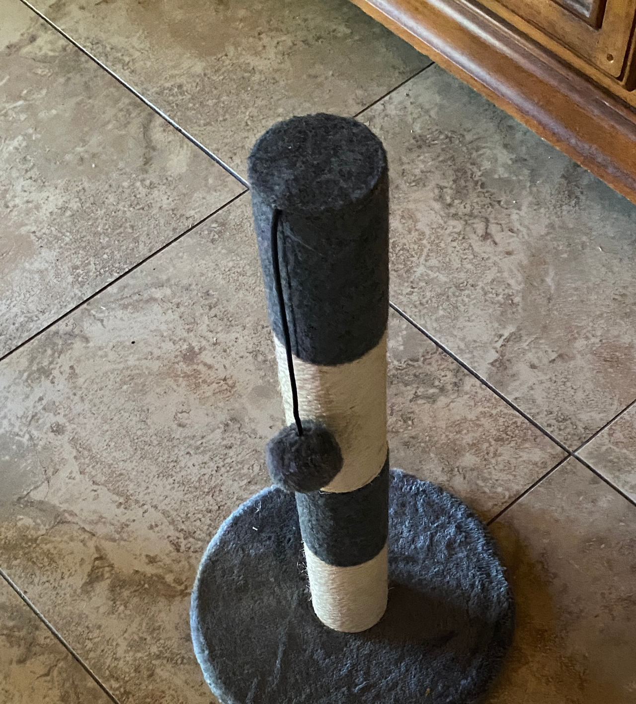 Cat Scratching Post with Hanging Toy