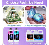 LET'S RESIN 1/2 Gallon Casting Epoxy Resin,Bubble Free & Crystal Clear Epoxy Kit - Image 2