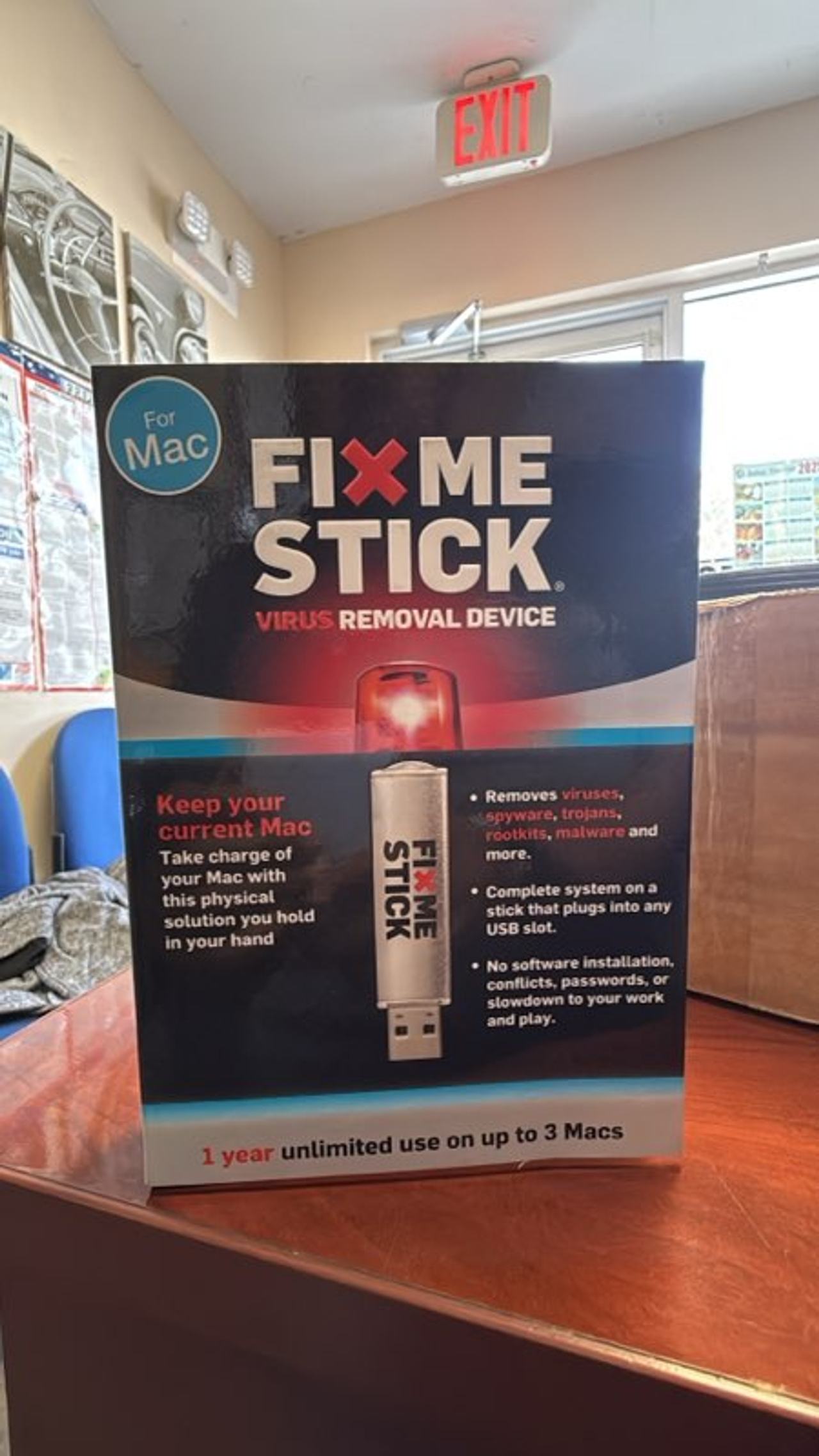 FixMeStick Virus Removal Device for Mac