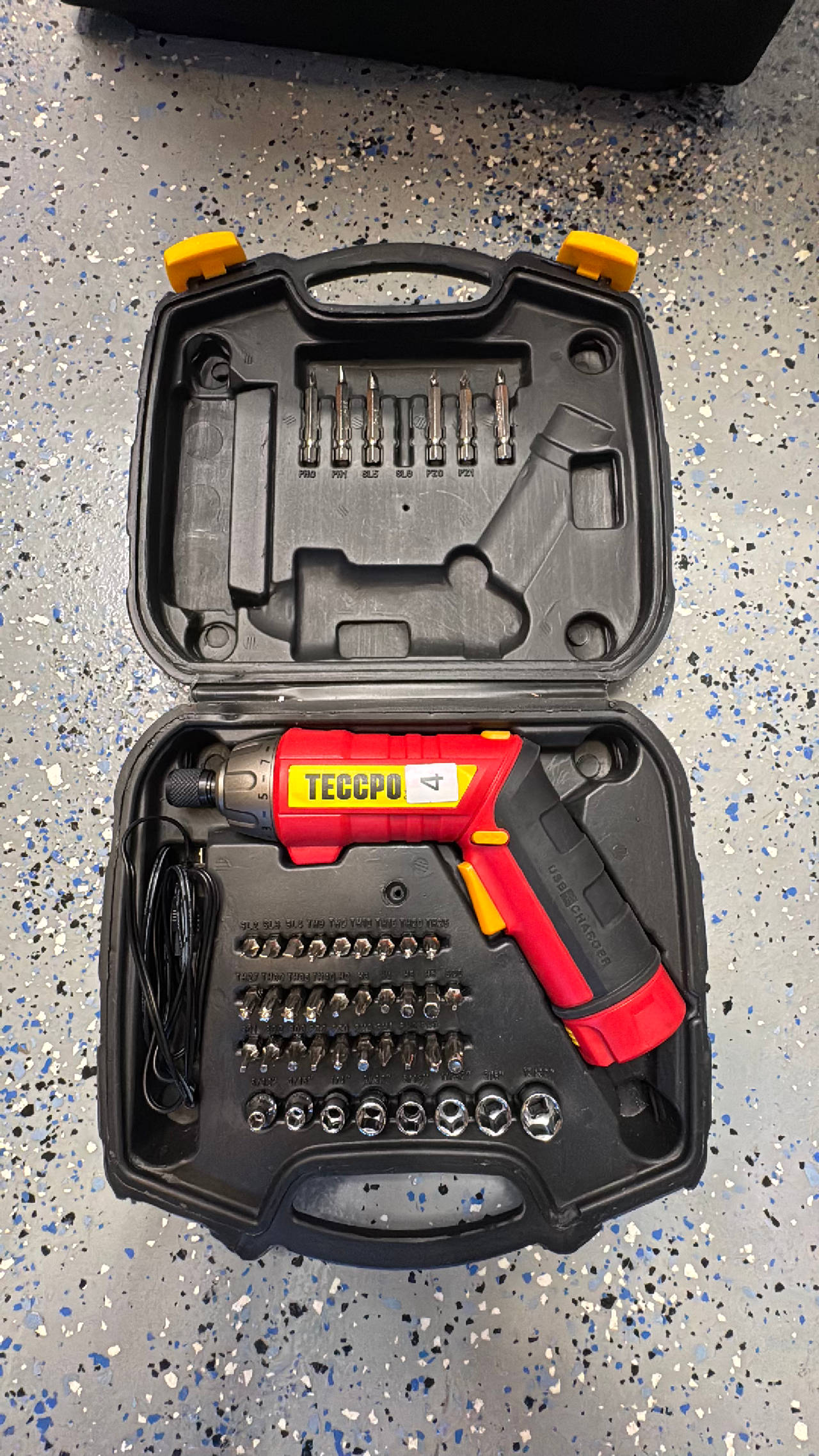 TECCPO Cordless Electric Screwdriver Set