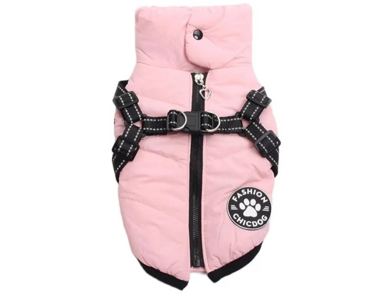 Outdoor Waterproof Size Medium Windproof Warm Cold-Proof Pet Hooded Jacket 