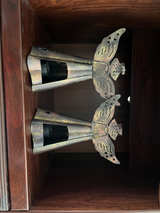 Metal Angel Candle Holders - Image 1