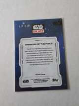 2018 Topps Star Wars Galaxy Warriors of the Force #1 /199 parallel ,refractor - Image 1