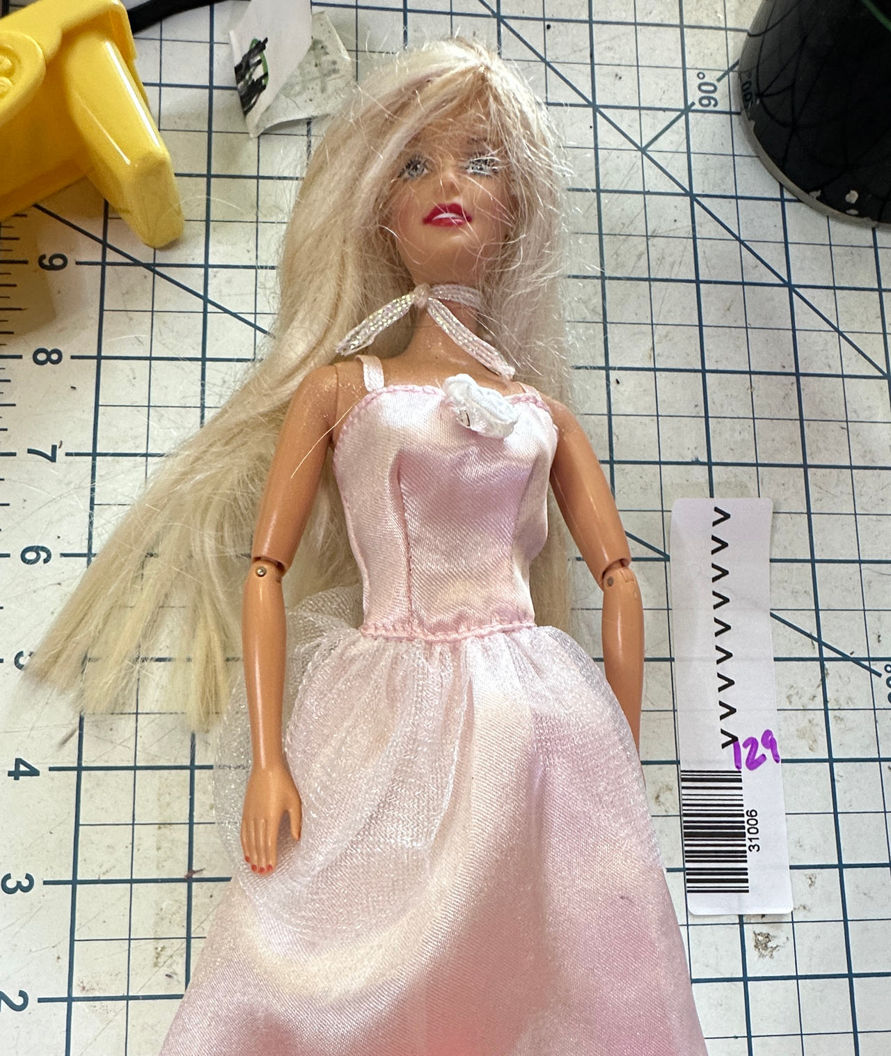 Mattel Barbie Doll in Pink Gown