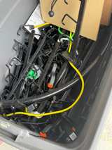Black Wire Grid Wall Panels & Accessories Set - Image 2