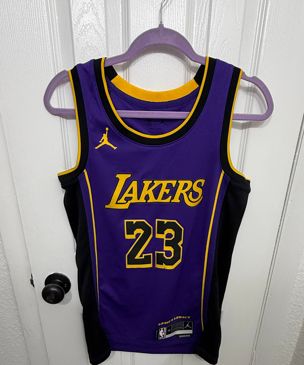 LeBron James Lakers Statement Edition Jersey