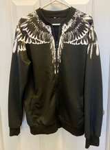 Marcelo Burlon Wings Print Zip-Up Jacket size small - Image 1