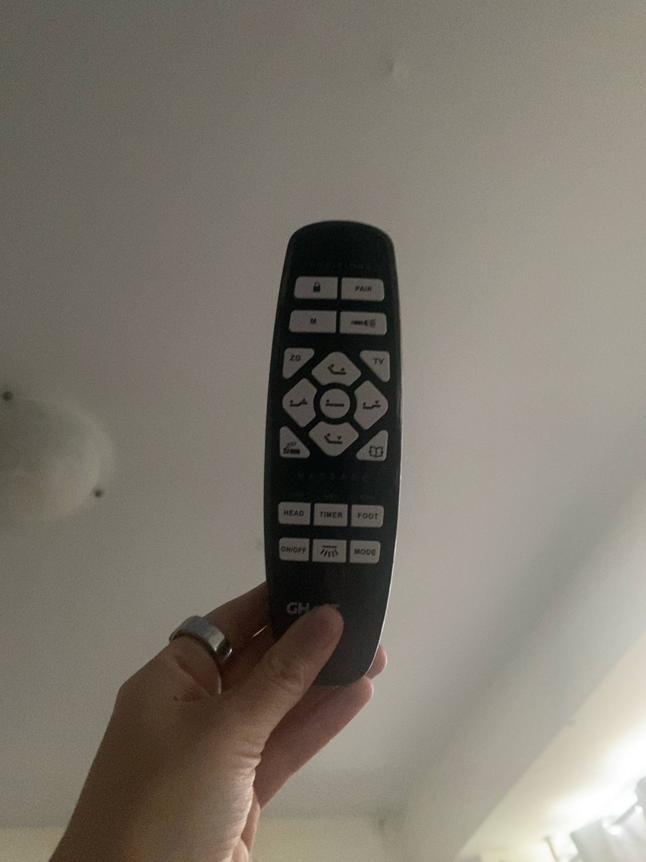 GhostBed Adjustable Bed Remote Control RF.27.19.02