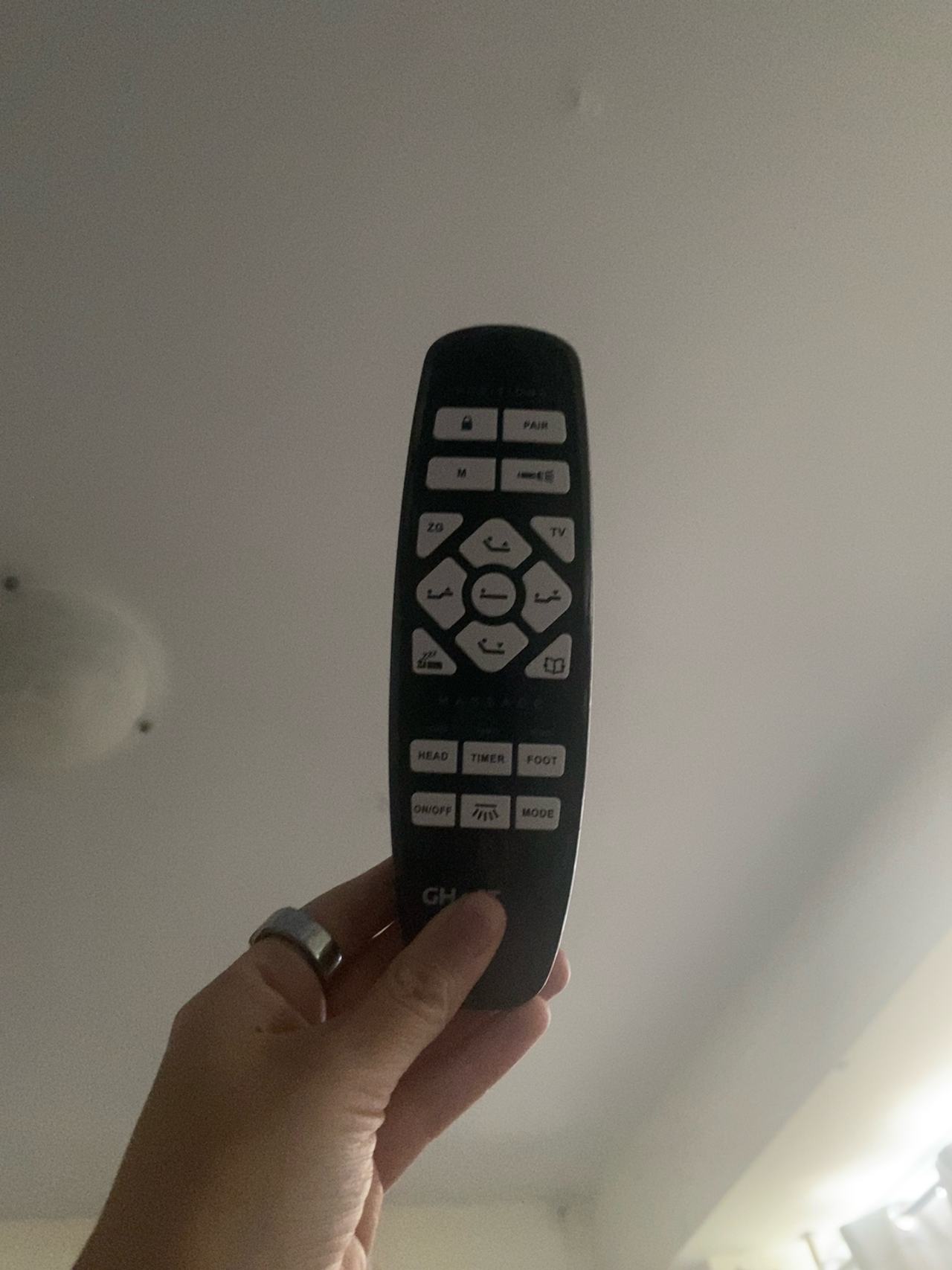 GhostBed Adjustable Bed Remote Control RF.27.19.02