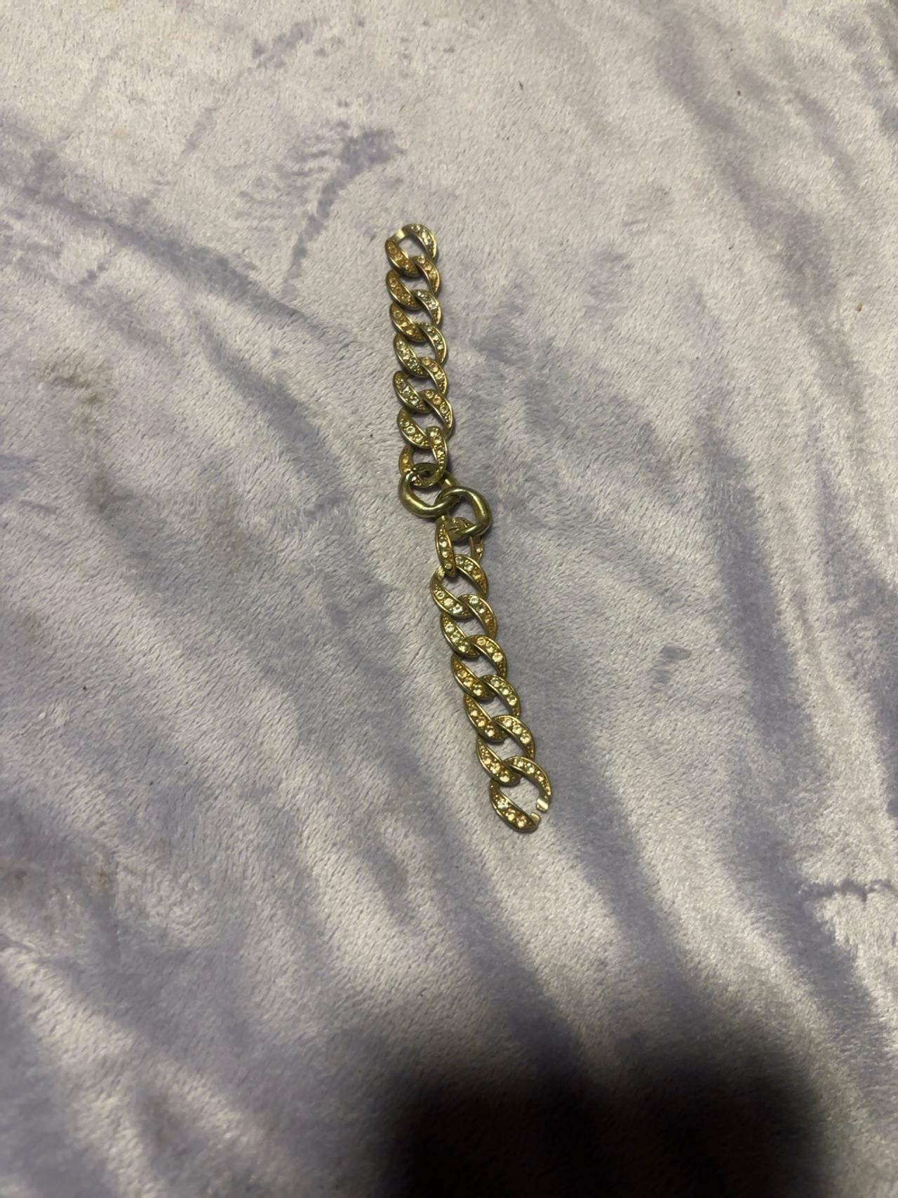 Victoria's Secret L Link Chain Wing Charm Bracelet