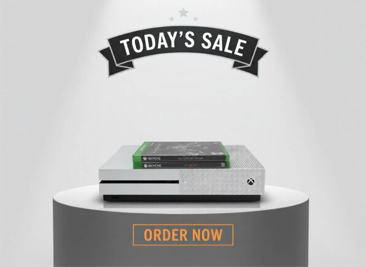 Microsoft Xbox One S White Console