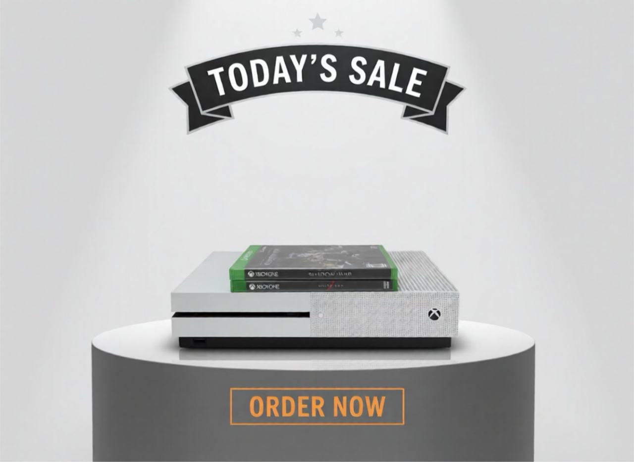 Microsoft Xbox One S White Console