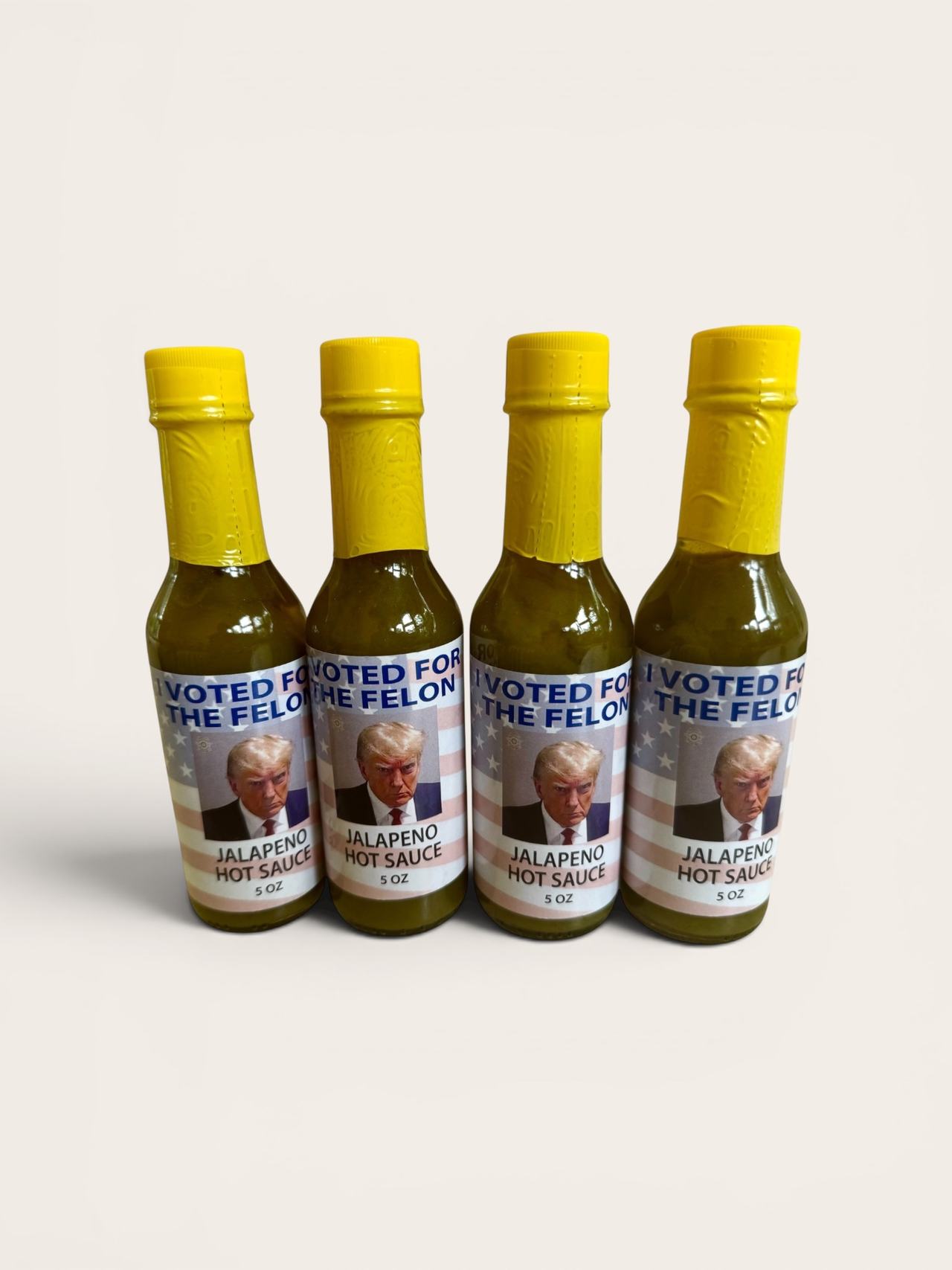I Voted For The Felon Jalapeno Hot Sauce 5oz