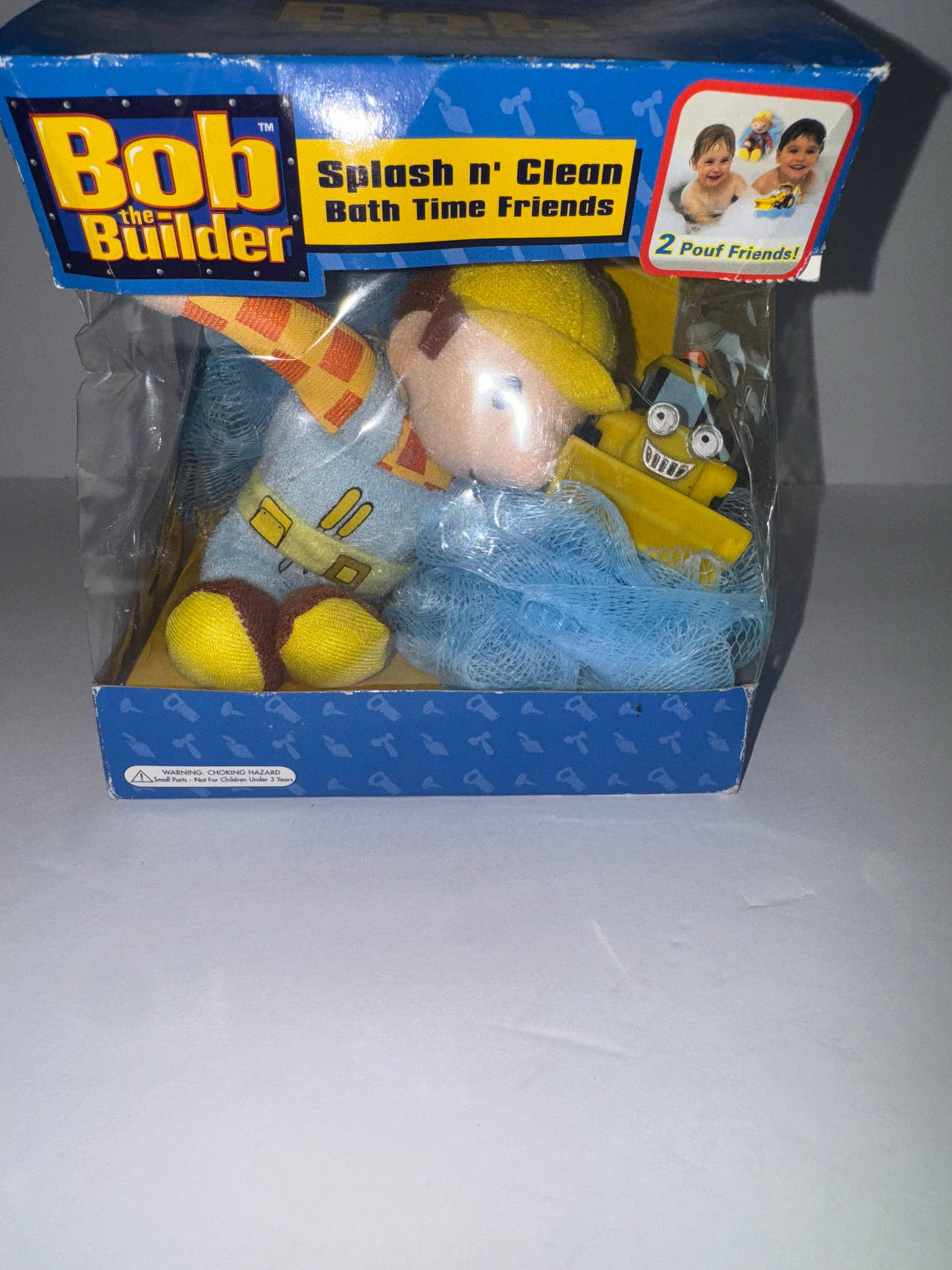 Bob the Builder Splash n' Clean Bath Time Friends damaged box